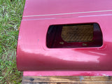 Jaguar XJ40 left Front Door Stripped Shell 1994 Flamenco Red CFH