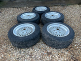 JAGUAR Daimler XJS X300 XJ40 16” Lattice Cross Spoke alloy wheels x5 16x8J 5x120.65PCD ET33