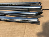 Jaguar X300 X308 XJ8 Stainless Chrome waist line seal set of four SWB (mixed used condition)