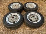 JAGUAR XJS Le Mans 16” 7J Lattice Cross Spoke alloy wheels x4 16x7J 5x120.65PCD ET28.5 CBC6175