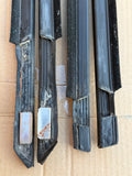 Jaguar XJ40 90-94 waist line seals trims window scrapers x4 set