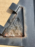 Jaguar XJ40 Left side Cheater Plate window black triangle finisher