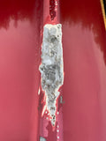 Jaguar XJ40 Left Rear Door Stripped Shell 1994 Flamenco Red CFH
