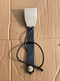 Daimler VDP Jaguar X300 seat belt belt Buckle OSF drivers Front Oatmeal AGD HNA7012CAAGD