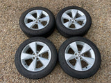 Jaguar E-Pace 5x108 18” alloy wheels with winter tyres x4 8Jx18