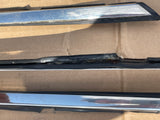 Jaguar X300 X308 XJ8 Stainless Chrome waist line seal set of four SWB (mixed used condition)