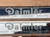 Daimler branded Jaguar X300 X308 XJ40 Front Sill Tread Plate Insert set of four