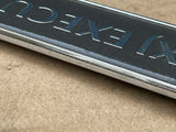 Jaguar X308 XJ8 XJ Executive Trunk Boot Lid Badge grey & silver