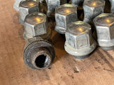 Jaguar XJ40 X300 X308 XJ8 XK8 wheel nuts set of 20 Alloy cap short nuts with Locking nuts