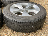 Jaguar E-Pace 5x108 18” alloy wheels with winter tyres x4 8Jx18