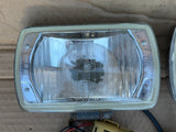 Jaguar XJ40 86-92 Genuine Front Fog lamps driving lights Hella with plug and play correct plugs DBC4320
