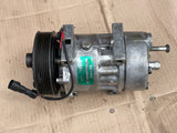 Daimler Double Six Jaguar XJ12 XJ81 XJ40 Genuine Sanden SD7H15 R134a air conditioning compressor 93-94 6.0 V12 models MMC7300AA