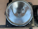 Jaguar XJ40 left quad lamp assembly frame and lights (no bezel surround). RHD