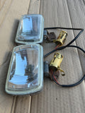 Jaguar XJ40 86-92 Genuine Front Fog lamps driving lights Hella with plug and play correct plugs DBC4320