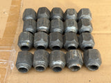 Daimler Jaguar XJS X300 X308 XK8 XJ40 short steel open ended/ Tapered ends for steel wheels, Wheel Nuts set x20