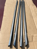 Jaguar X300 X308 XJ8 Stainless Chrome waist line seal set of four SWB (mixed used condition)