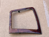 Jaguar XJ40 Walnut Wood veneer left side dashboard vent surround