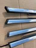 Jaguar X300 X308 XJ8 Stainless Chrome waist line seal set of four SWB (mixed used condition)