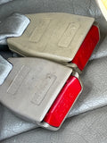 Daimler Jaguar XJ40 93-94 Models AEE Doeskin Rear Twin seat belt buckles BEC15536AEE