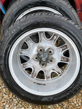 JAGUAR 17" X300 X308 XJ40 XJS XK8 Celtic Alloy wheels x4 17x8J 5x120.65 PCD MNC6116BA. Previously been refurbished, with Good Tyres.