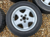 Jaguar XJS X300 X308 XJ40 16” 5 Spoke Alloy wheels x5 with tyres 7Jx16 CCC4943