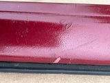Jaguar X308 X300 boot chrome plinth trim painted CFS Carnival Red