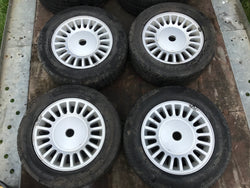 Jaguar Daimler XJ40 X300 X308 20 Spoke Alloy wheels x4 with tyres