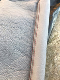 NOS NEW Jaguar 3.2s 4.0s Sport 93-94 front Seat back leather cover Savill Grey LDY with Cherry Red stitching Left or Right