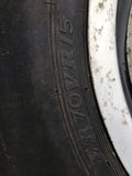 Daimler Jaguar XJS Series 1 2 3 Kent style 15” alloy wheel x1 diamond turned Pirelli P4000 215/70/15 tyre