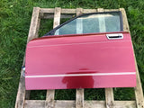 Jaguar XJ40 NSF RH Front Door Stripped Shell 1994 Flamenco Red CFH