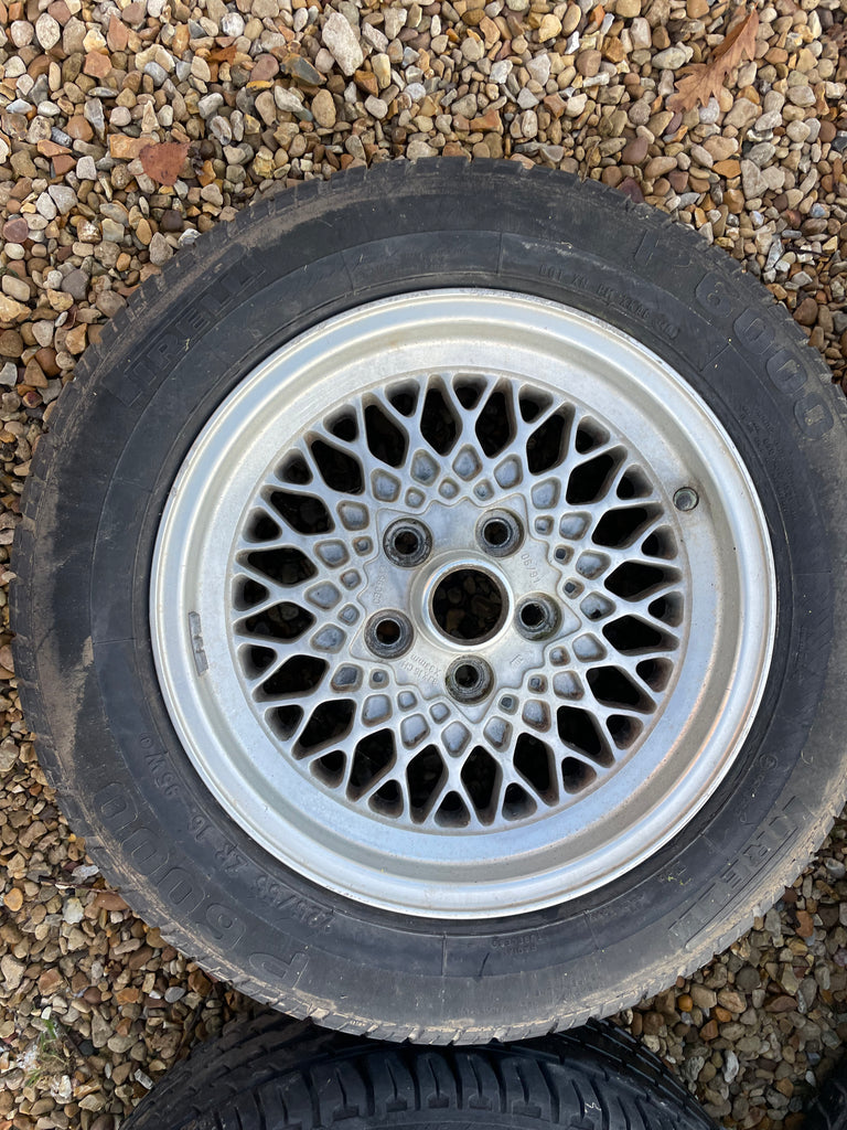 JAGUAR Daimler XJS X300 XJ40 16” Lattice Cross Spoke alloy wheels x4 1 ...
