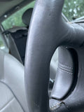 Daimler Jaguar X300 V12 6.0 Double Six 94-97 LFJ Nimbus Grey Half Wood And Leather Steering Wheel