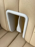 JAGUAR XJ40 XJ6 Sovereign AEM Magnolia Leather Rear seat with Sage Green piping 93-94 Van camper