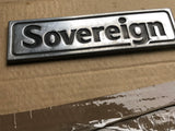Jaguar XJ40 Sovereign Boot Lid Badge