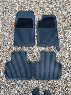Genuine Jaguar X300 X308 rubber over mats set of four