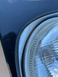 Jaguar XJ40 XJ6 Quad Lamps set with black surrounds & Rubber backing