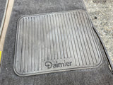 Daimler Jaguar XJ40 front footwell mats carpet Rattan beige Doeskin
