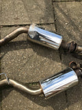 Jaguar XJ40 Chasseur Stealth Twin Turbo stainless steel performance custom Exhaust system (Non Catalyst)