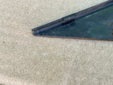 Jaguar XJ40 Left side Cheater Plate window black triangle finisher