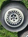 JAGUAR XJS Series 3 S3 XJ12 XJ6 Pepper Pot Wheels With Tyres X5 15” 6Jx15 H2 ET33