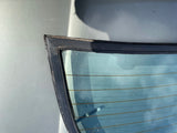 Jaguar XJS Pre facelift Rear screen window glass and rubber seal