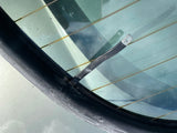 Jaguar XJS Pre facelift Rear screen window glass and rubber seal