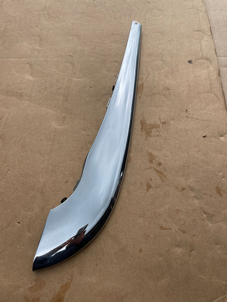 Jaguar X300 Front Bumper Side Chrome Stainless Steel Trim left side