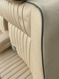 JAGUAR XJ40 XJ6 Sovereign AEM Magnolia Leather Rear seat with Sage Green piping 93-94 Van camper