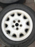 Jaguar X300 X308 XJ40 16” Alloy wheels x4 with tyres Star Burst MNC6113AC