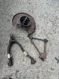 Jaguar X300 XJ40 OSF Right side Stub axle and upright carrier with upper & lower wishbones.