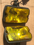 Jaguar XJ40 XJS Cibie Yellow Front Fog lamps driving lights.