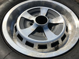 Jaguar XJS Series 1 2 3 Kent style 15” alloy wheel x1 diamond turned Pirelli P4000 215/70/15 tyre