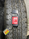 Brian James 12” Steel Trailer wheels & tyres x4 155/70 R12 5 STUD 140MM PCD, NO OFFSET spares or repairs