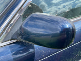 Jaguar X300 X308 Left side door mirror Sapphire Blue